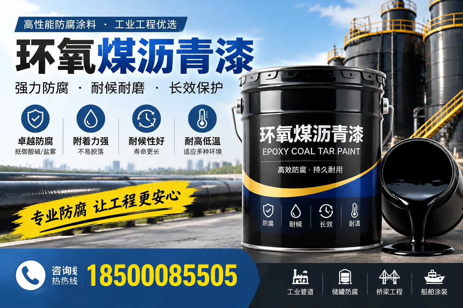 环氧煤沥青漆的施工方法与注意事项,确保在盐城顺利完成